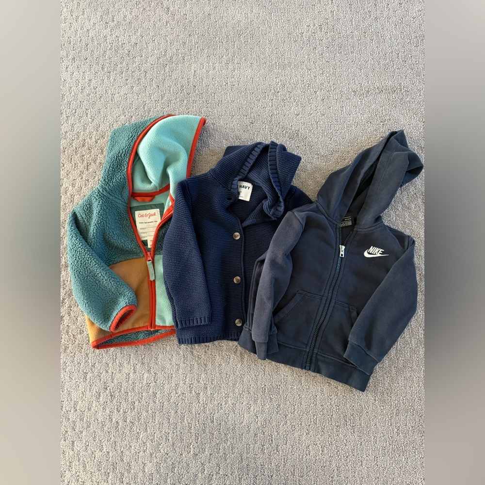 Boys Hoodie/Jacket Bundle (Set of 3)